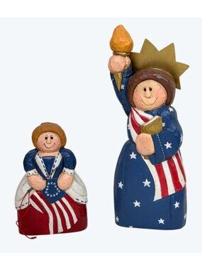 Midwest Cannon Falls Eddie Walker Patriotic Betsy Ross Lady Liberty Folk Art